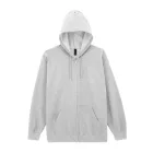 Logózott felnőtt cipzáras pulóver Gildan HEAVY BLEND