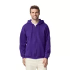 Logózott felnőtt cipzáras pulóver Gildan HEAVY BLEND