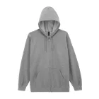 Logózott felnőtt cipzáras pulóver Gildan HEAVY BLEND