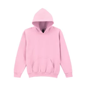 Logózott gyerek kapucnis pulóver Gildan HEAVY BLEND