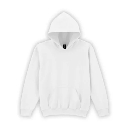 Logózott gyerek kapucnis pulóver Gildan HEAVY BLEND