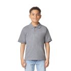 Logózott galléros gyerek póló Gildan DRYBLEND