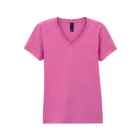 Logózott Gildan SOFTSTYLE NŐI V-NYAKÚ PÓLÓ
