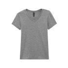 Logózott Gildan SOFTSTYLE NŐI V-NYAKÚ PÓLÓ