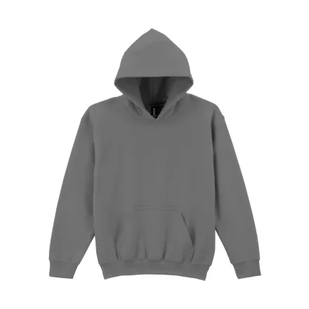 Logózott gyerek kapucnis pulóver Gildan HEAVY BLEND