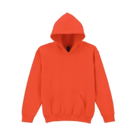 Logózott gyerek kapucnis pulóver Gildan HEAVY BLEND