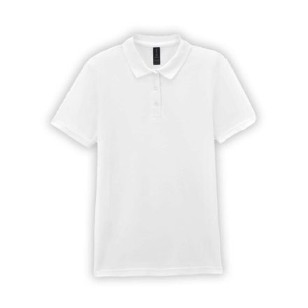 Logózott galléros női póló Gildan SOFTSTYLE