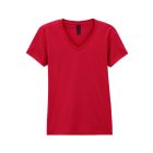 Logózott Gildan SOFTSTYLE NŐI V-NYAKÚ PÓLÓ