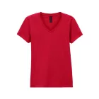Logózott Gildan SOFTSTYLE NŐI V-NYAKÚ PÓLÓ