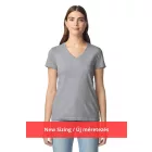 Logózott Gildan SOFTSTYLE NŐI V-NYAKÚ PÓLÓ