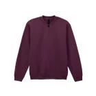 Logózott felnőtt cipzáras pulóver Gildan SOFTSTYLE