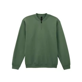 Logózott felnőtt cipzáras pulóver Gildan SOFTSTYLE