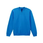 Logózott felnőtt cipzáras pulóver Gildan SOFTSTYLE