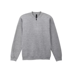 Logózott felnőtt cipzáras pulóver Gildan SOFTSTYLE