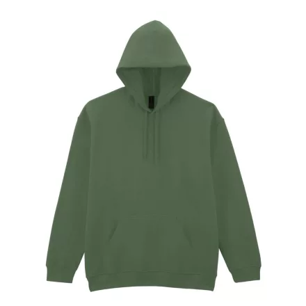 Logózott felnőtt kapucnis pulóver Gildan SOFTSTYLE