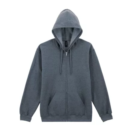 Gildan GISF600 SOFTSTYLE™ MIDWEIGHT POLÁR FELNŐTT VÉGIG CIPZÁROS KAPUCNIS PULÓVER 2XL