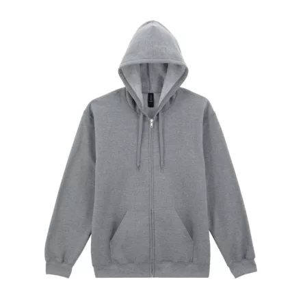 Gildan GISF600 SOFTSTYLE™ MIDWEIGHT POLÁR FELNŐTT VÉGIG CIPZÁROS KAPUCNIS PULÓVER 2XL