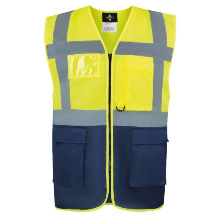Korntex KXCMF COMFORT EXECUTIVE SAFETY VEST "HAMBURG" - MULTIFUNCTIONAL WITH POCKETS S