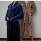 Olima OLCB2600 OLIMA CORAL FLEECE BATHROBE M/L