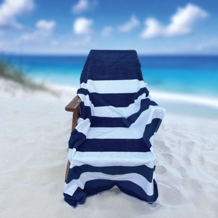 Olima OLV4030 OLIMA „CLASSIC MARINE” BEACH VELOUR TOWEL 90X180