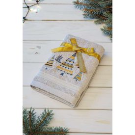 Olima OLXMAS02 OLIMA CHRISTMAS TOWEL - CHRISTMAS TREES 45X70