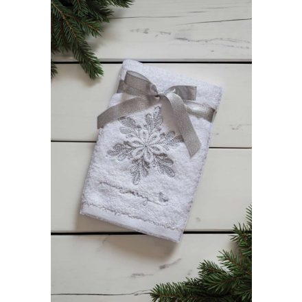 Olima OLXMAS04 OLIMA CHRISTMAS TOWEL - SNOWFLAKE 45X70