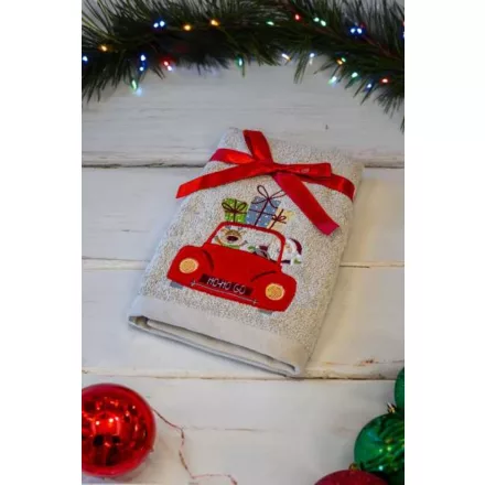 Olima OLXMAS06 OLIMA CHRISTMAS TOWEL - CHRISTMAS SHOPPING 45X70