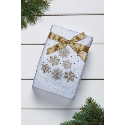 Olima OLXMAS14 OLIMA CHRISTMAS TOWEL - SNOWFLAKES I 45X70