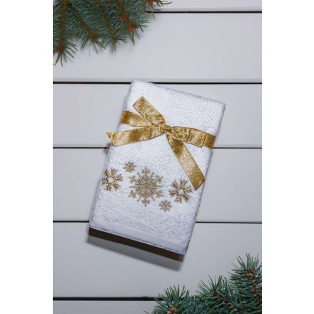 Olima OLXMAS15 OLIMA CHRISTMAS TOWEL - SNOWFLAKES II 45X70