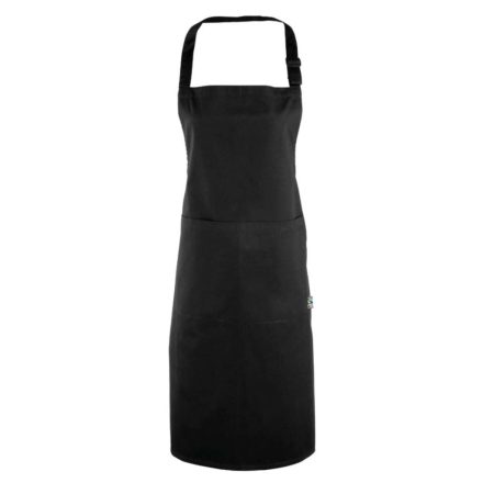 Premier PR112 COTTON BIB APRON. FAIRTRADE & ORGANIC CERTIFIED U