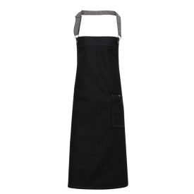   Premier PR134 'DISTRICT' WAXED LOOK DENIM BIB APRON U