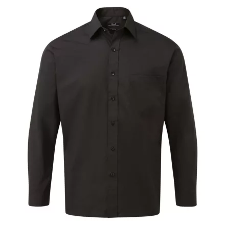 Premier PR200 MEN'S LONG SLEEVE POPLIN SHIRT M/L