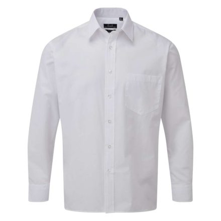 Premier PR200 MEN'S LONG SLEEVE POPLIN SHIRT XL