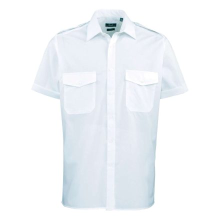 Premier PR212 MEN’S SHORT SLEEVE PILOT SHIRT L