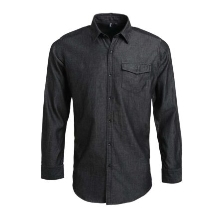 Premier PR222 MEN’S JEANS STITCH DENIM SHIRT L