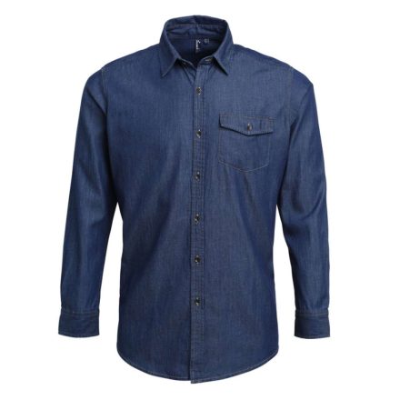 Premier PR222 MEN’S JEANS STITCH DENIM SHIRT 3XL