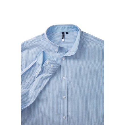 Premier PR238 MEN’S COTTON RICH OXFORD STRIPES SHIRT 2XL