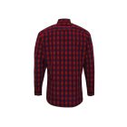 Premier PR250 'MULLIGAN' CHECK - MEN'S LONG SLEEVE COTTON SHIRT L