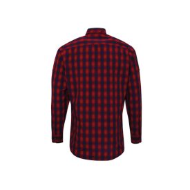   Premier PR250 'MULLIGAN' CHECK - MEN'S LONG SLEEVE COTTON SHIRT L