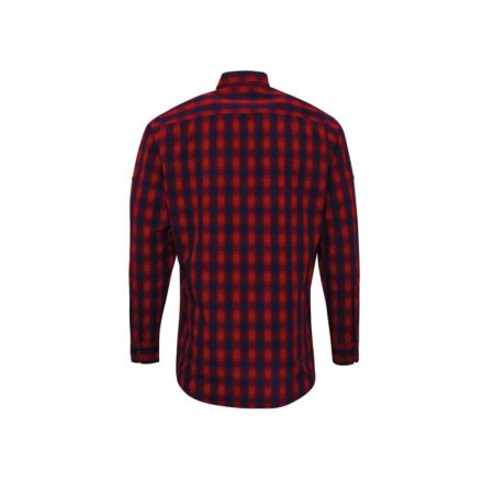 Premier PR250 'MULLIGAN' CHECK - MEN'S LONG SLEEVE COTTON SHIRT L