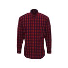 Premier PR250 'MULLIGAN' CHECK - MEN'S LONG SLEEVE COTTON SHIRT L