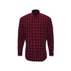 Premier PR250 'MULLIGAN' CHECK - MEN'S LONG SLEEVE COTTON SHIRT S