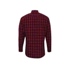 Premier PR250 'MULLIGAN' CHECK - MEN'S LONG SLEEVE COTTON SHIRT XL