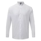 Premier PR258 BANDED COLLAR 'GRANDAD' LONG SLEEVE SHIRT XS