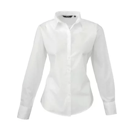 Premier PR300 WOMEN'S LONG SLEEVE POPLIN BLOUSE 6XL