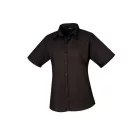 Premier PR302 WOMEN'S SHORT SLEEVE POPLIN BLOUSE 5XL