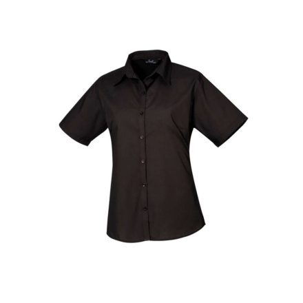 Premier PR302 WOMEN'S SHORT SLEEVE POPLIN BLOUSE XL