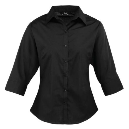Premier PR305 WOMEN'S POPLIN 3/4 SLEEVE BLOUSE M