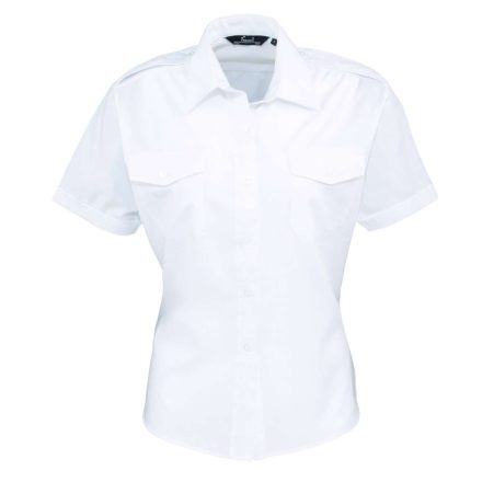 Premier PR312 WOMEN'S SHORT SLEEVE PILOT SHIRT L