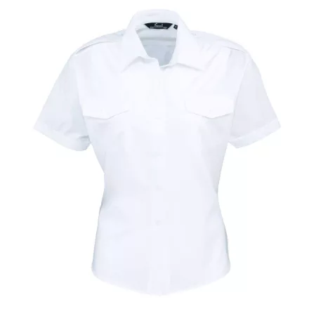 Premier PR312 WOMEN'S SHORT SLEEVE PILOT SHIRT S